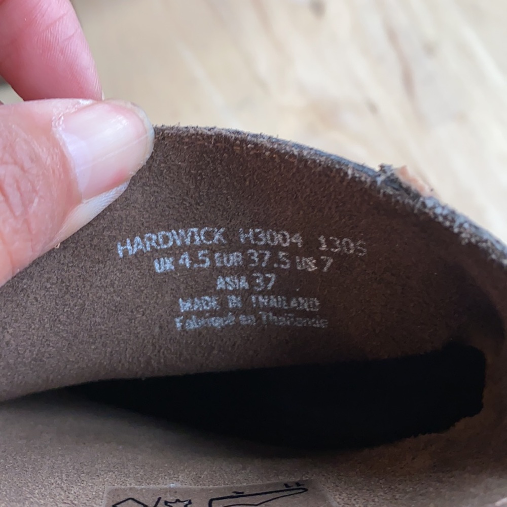 Anthropologie J Shoes Hardwick Booties black brown - Picture 8 of 8